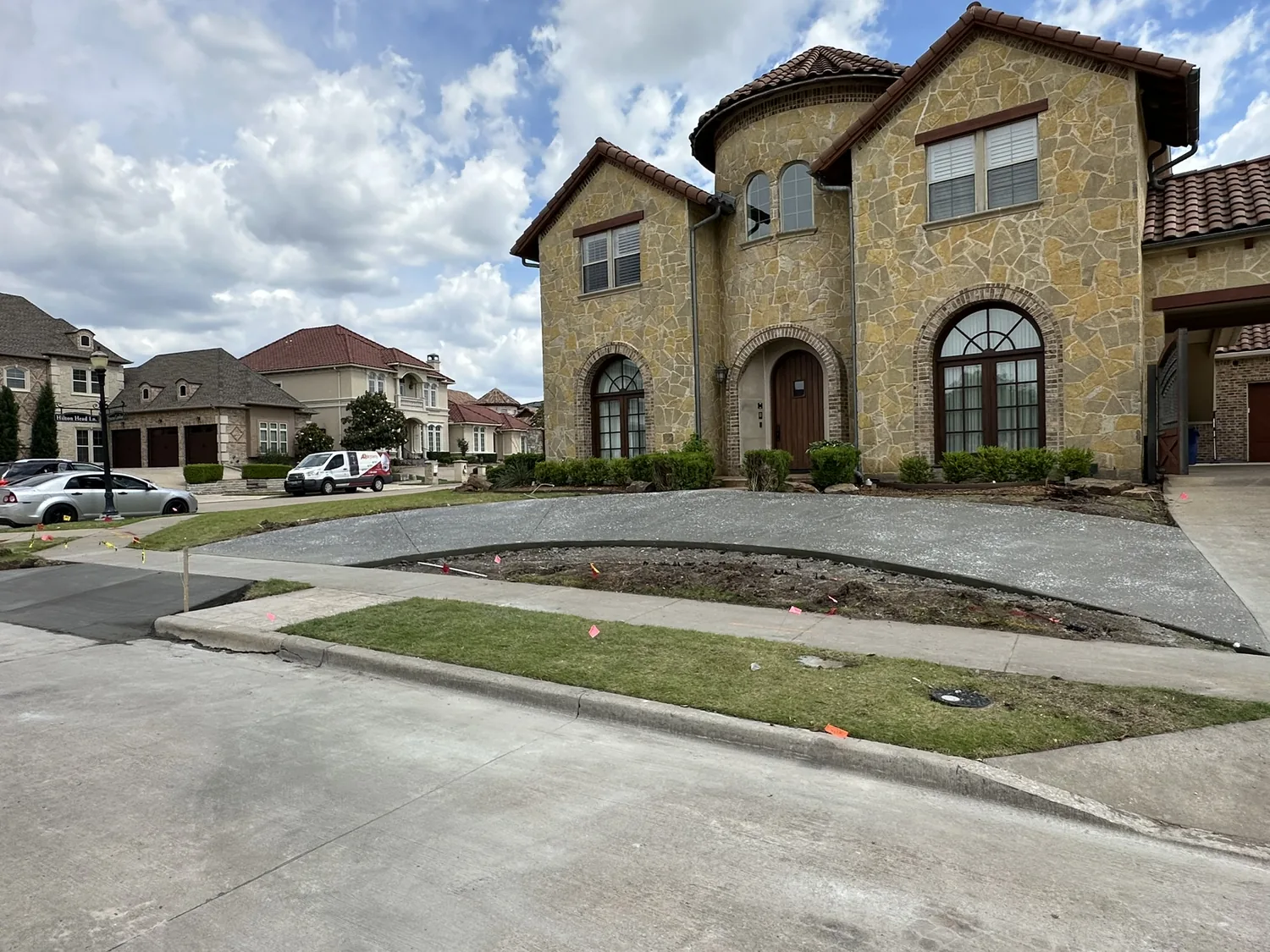 Featured Residential Driveway by Lucky&rsquo;s Concrete in Jonestown